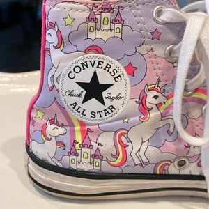 Converse Unicorn Chuck Taylor All Star High-Top Sneakers. Youth Size 3